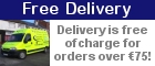 Free Delivery! Delivery free of charge for orders over €75