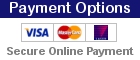 Secure Online Payment - Visa, MasterCard, Laser