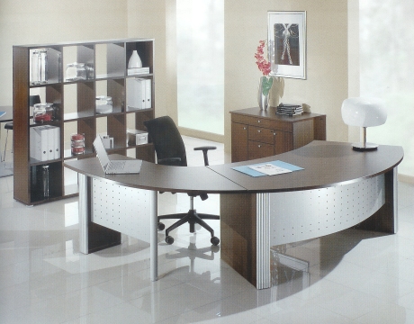 Abbey Style Direction - Curved Manager Desk