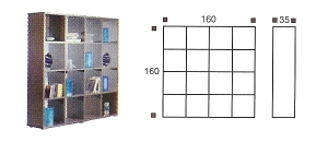 Abbey Style Direction - Bookshelf for storage and/or separation