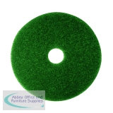 3M Scrubbing Floor Pad 380mm Green (Pack of 5) 2NDGN15