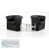 Abbey Club Black 1 Seater