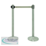 Economy Flexibarrier Stand Chrome VERC3BU