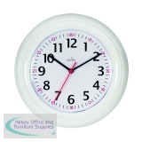 Acctim Wexham 24 Hour Plastic Wall Clock White 21862