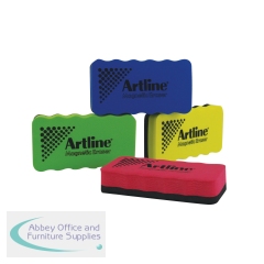 Artline Smiley Whiteboard Eraser Assorted (Pack of 4) ERTMM4A