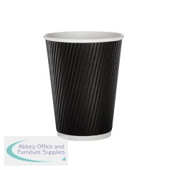 35cl Black Ripple Cup (500 Pack) HVRWBPA12