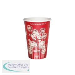 Paper Vending Cup 9Oz 25cl Swirl Design (Pack of 1000) HHPAVC09A