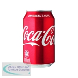 Coca-Cola Soft Drink 330ml Can (Pack of 24) 100219