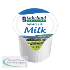 Lakeland Full Fat Milk Pots (Pack of 120) A01982