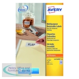 Avery Laser Mini Labels 25.4x10mm 189 per sheet White (4725 Pack) L4731REV-25