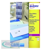 Avery Clear Laser Labels 99x34mm (Pack of 400) L7562-25