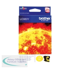 Brother LC980Y Inkjet Cartridge Yellow LC980Y