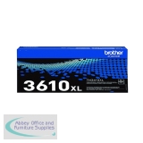 Brother TN-3610XL Toner Cartridge High Yield Black TN3610XL