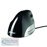 BakkerElkhuizen Evoluent Standard Vertical Wired Right Handed Mouse Black BNEEVSR