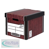 Bankers Box Woodgrain Tall Premium Storage Box (10 Pack) 7260501