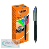 Bic 4 Colours Grip Pro Retractable Ballpoint Pen (12 Pack) 892293