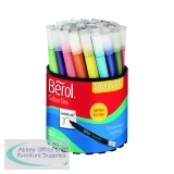 Berol Assorted Water-Based Colourfine Pen Tub (42 Pack) S0376490