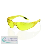 Vegas Safety Spectacles Wraparound Yellow