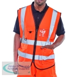 Beeswift Executive High Visibility Waistcoat Orange L