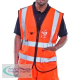 Beeswift Executive High Visibility Waistcoat Orange M