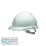 Safety Helmet with Headband and Cradle HDPE White CNS03WA