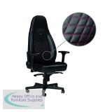 noblechairs ICON Gaming Chair PU Leather Black/Red GC-00L-NC