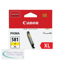 Canon CLI-581XL Ink Cartridge High Yield Yellow 2051C001