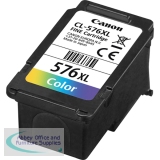 Canon CL-576XL Inkjet Cartridge High Yield Tri-Colour Cyan/Magenta/Yellow 5441C001