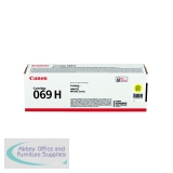 Canon 069H Toner Cartridge High Yield Yellow 5095C002