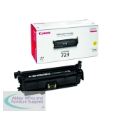 Canon 723Y Toner Cartridge Yellow 2641B002