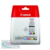 Canon CLI-571 Inkjet Cartridge Multipack CMYK 0386C008