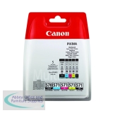 Canon PGI-570/CLI-571 Inkjet Cartridges Multipack PGBK/C/M/Y/K 0372C006