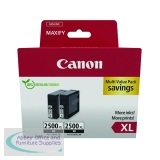 Canon PGI-2500XL Inkjet Cartridge Twin Pack High Yield Black 9254B011