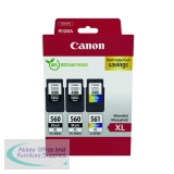 Canon PG-560XL x2/CL-561XL Inkjet Cartridge High Yield Multi Value Pack Black/Colour 3712C009