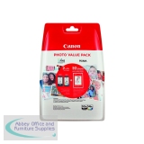 Canon PG-545XL/CL-546XL Inkjet Cartridge + Glossy Photo Paper Value Pack Black/Colour 8286B011