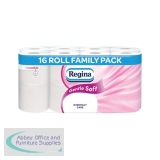 Regina Gentle Soft Toilet Tissue Roll 3-Ply White (Pack of 16) 421514