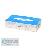 2Work Facial Tissues Box 100 Sheets 2-Ply (Pack of 36) CPD11210