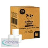 Cheeky Panda 2-Ply Toilet Tissue 400 Sheets (Pack of 40) PFB2BTOILT40