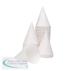 4Oz Water Drinking Cone Cup White (Pack of 5000) ACPACC04