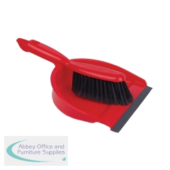 Dustpan and Brush Set Red 102940RD