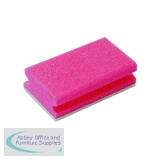 Finger Grip Scourers 130x70x40mm Red (Pack of 10) SPCARE60I