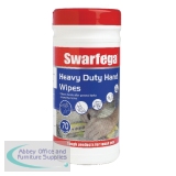 Deb Swarfega Heavy Duty Hand Wipes 70 Sheets (6 Pack) SWHD70W