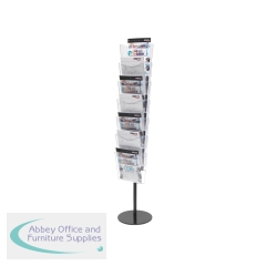 Deflecto 7 Pocket Literature File Floor Stand A4 CP082YTCRY