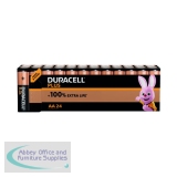 Duracell Plus AA Alkaline Battery +100% Extra Life (Pack of 24) 5009386