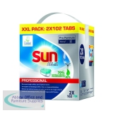 Sun Pro Formula All In 1 Dishwasher Tabs 2x102 (Pack of 204) 101109057