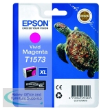 Epson T1573 Ink Cartridge Ultra Chrome K3 XL High Yield Turtle Vivid Magenta C13T15734010