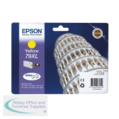 Epson 79XL Tower of Pisa DURABrite Ultra Ink Cartridge High Yield Yellow C13T79044010