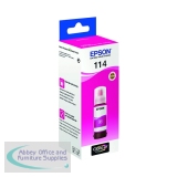 Epson 114 Ink Bottle EcoTank Magenta C13T07B340