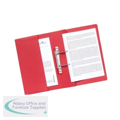 Exacompta Guildhall Transfer Spiral Pocket File 315gsm Foolscap Red (Pack of 25) 349-RED