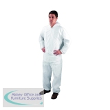 Large White Non-Woven Coverall DC03